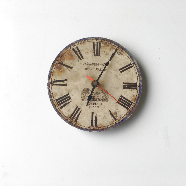 CLOCK, Wall Mount - Provincial 17cm Chateau